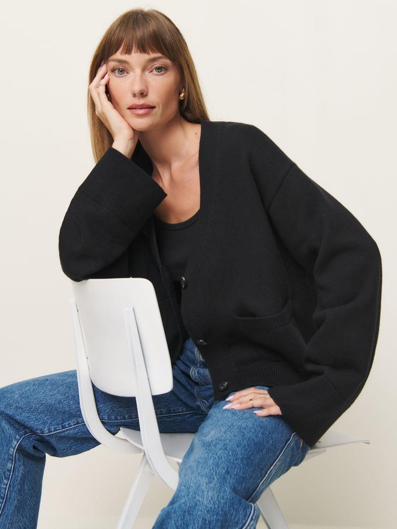 Hayes Cashmere Blend Cardigan Product Image