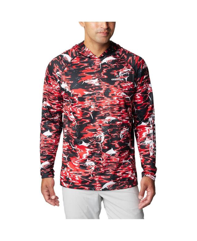 Columbia Men's Collegiate PFG Super Terminal Tackle Hoodie - Georgia- Product Image