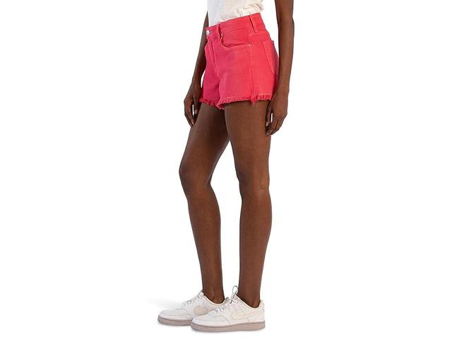 KUT from the Kloth Jane High-Rise Shorts in Cherry (Cherry) Women's Shorts Product Image