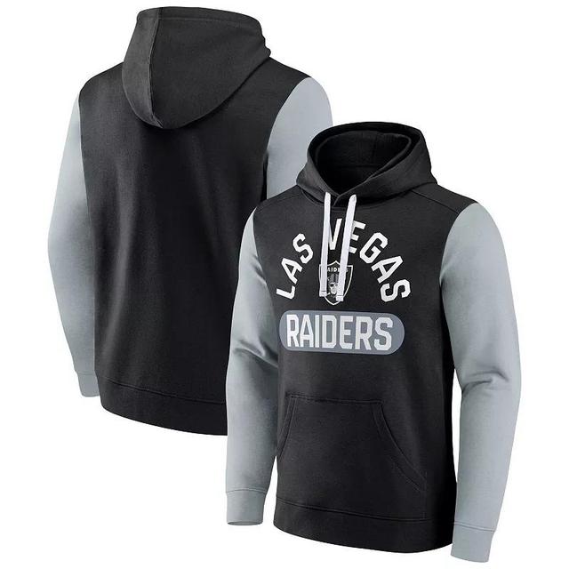 Mens Fanatics Black Las Vegas Raiders Extra Point Pullover Hoodie Product Image