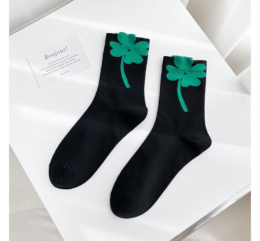 Floral Print Socks Product Image