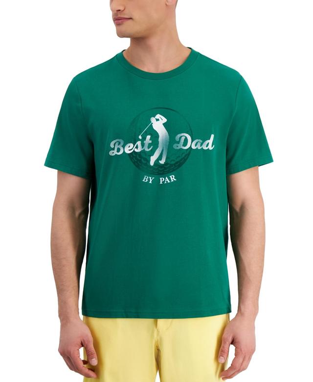 Club Room Mens Best Dad By Par Regular-Fit Graphic T-Shirt, Created for Macys Product Image