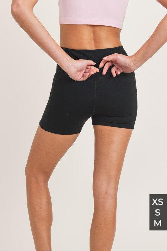 Essential Sweetheart High Waist Shorts Product Image