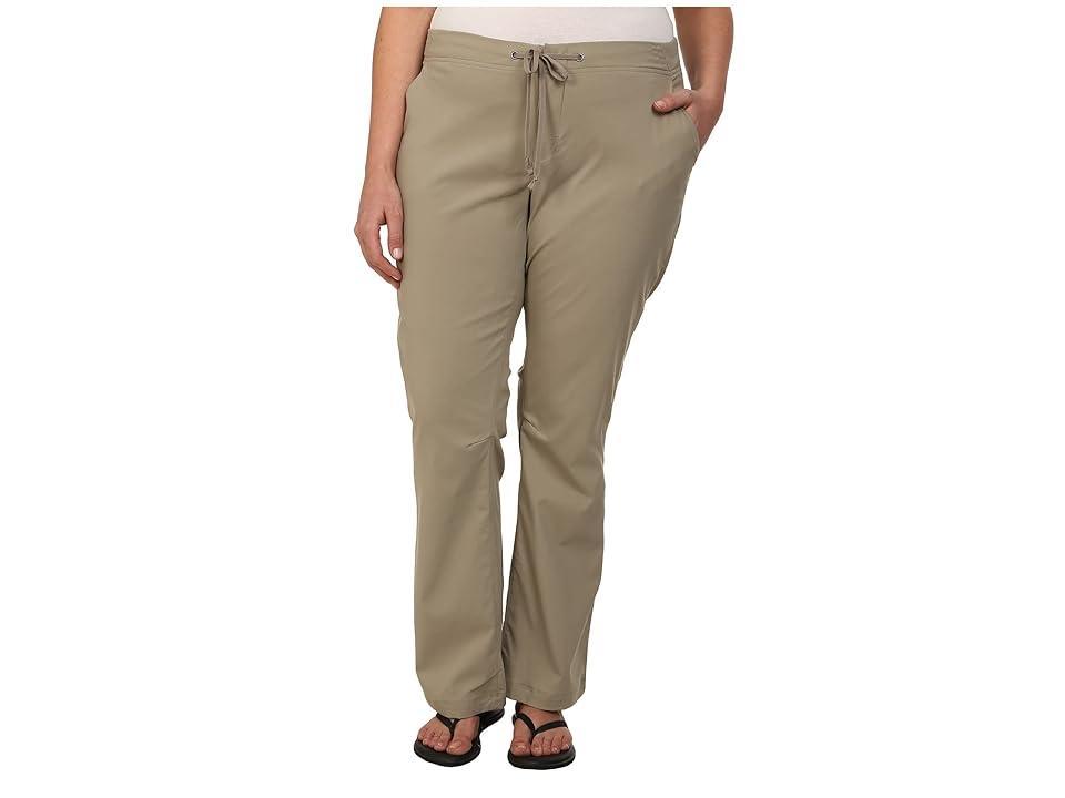 Columbia Plus Size Anytime Outdoor Boot Cut Pant (Tusk) Women's Casual Pants Product Image