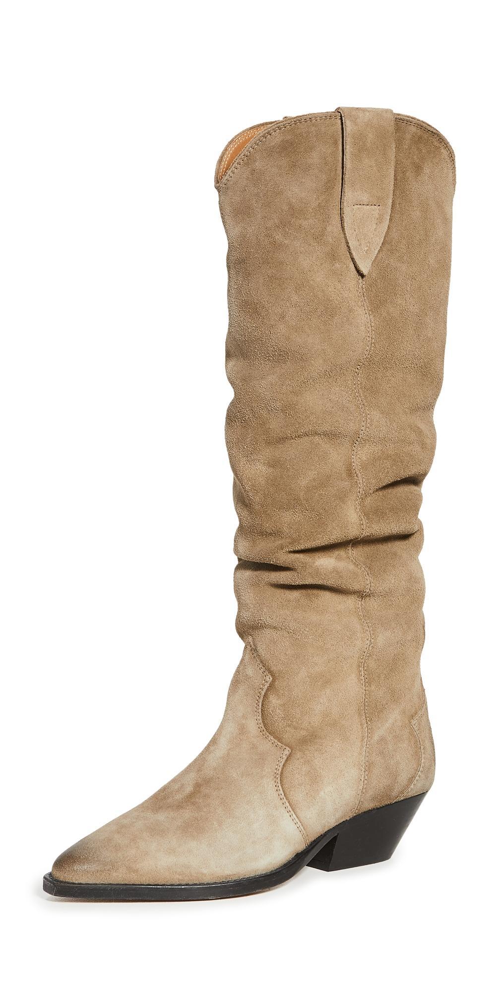 Womens Denvee 40MM Suede Tall Western Boots Product Image