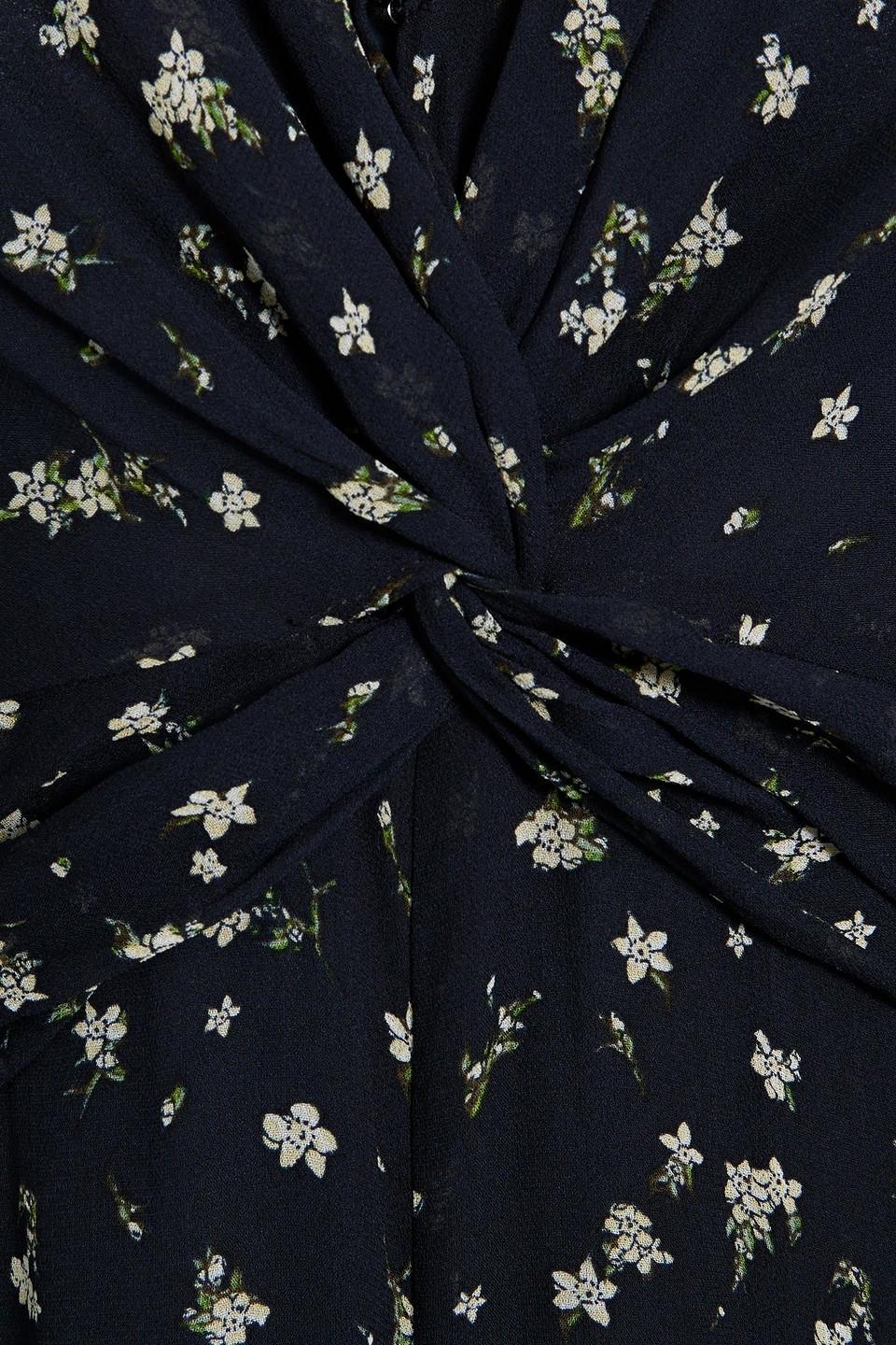 Tamar Floral Dress In Blue Floral Product Image