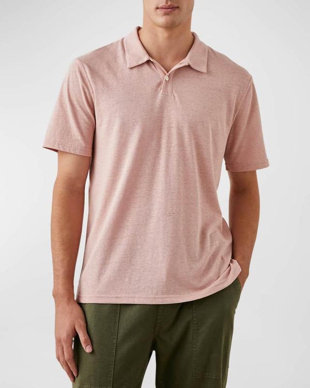 Mens Levant Hemp Cotton Short-Sleeve Polo Shirt Product Image