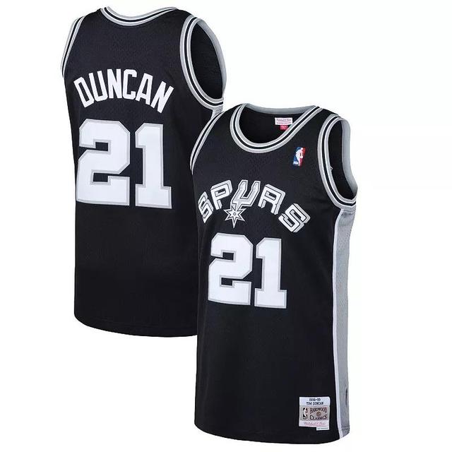 Mens Mitchell & Ness Tim Duncan San Antonio Spurs 1998-99 Hardwood Classics Swingman Jersey Product Image