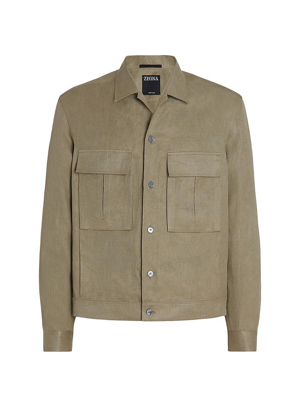 Mens Oasi Lino Overshirt product image