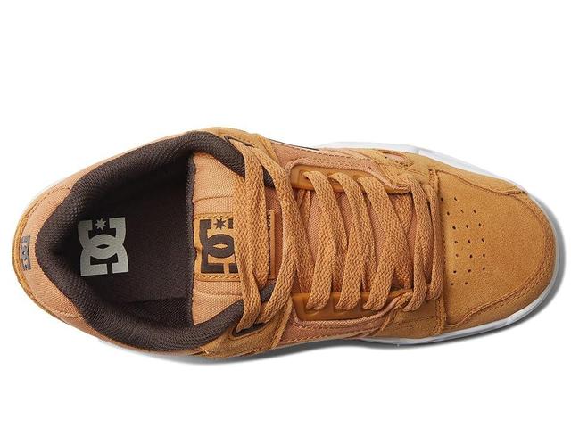 DC Stag Brown/White) Men's Skate Shoes Product Image