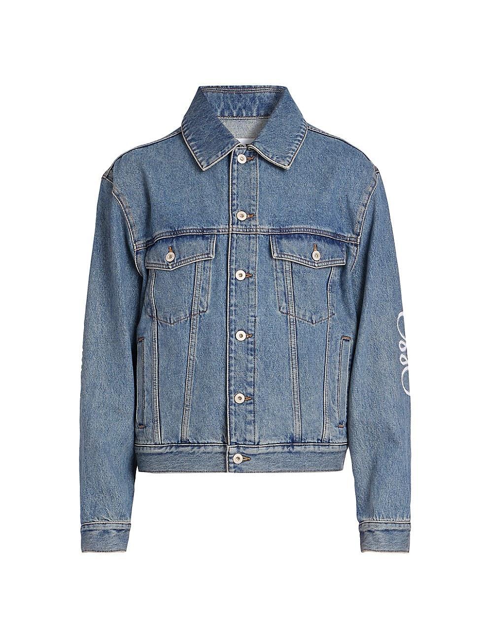 Mens Anagram Logo Denim Jacket Product Image