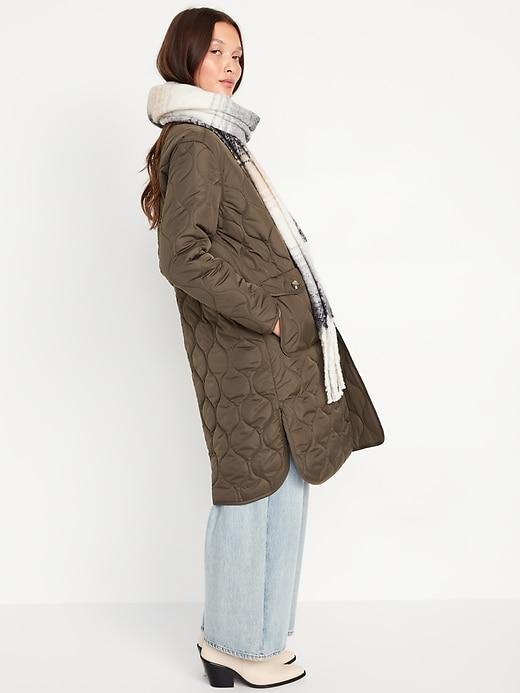 Quilted Long Jacket Product Image