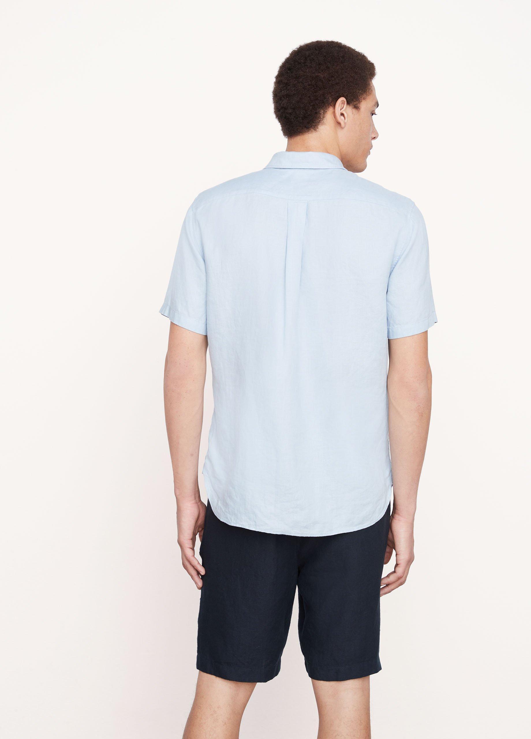 Linen Short-Sleeve Shirt Product Image