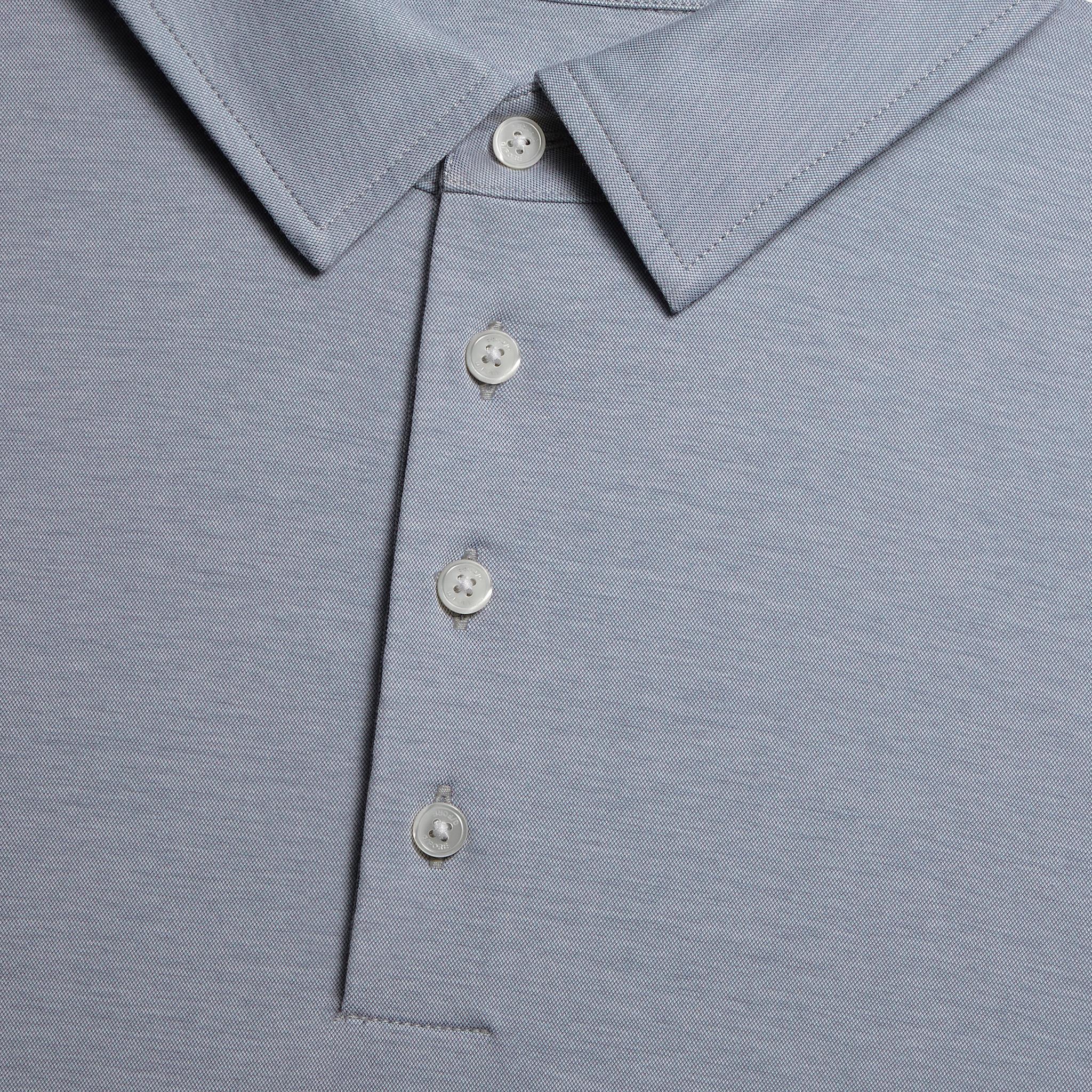 LUXE COTTON BLEND LONG SLEEVE POLO Product Image