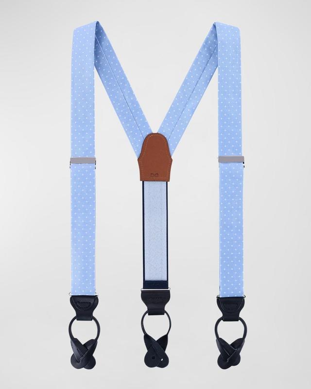 Trafalgar Aura Polka Dot Silk Suspenders Product Image