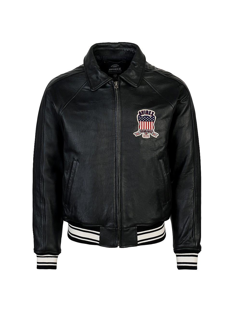 Mens Icon Leather Jacket Product Image