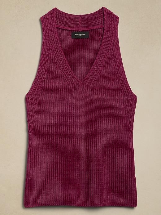 Textured Sweater Tank Product Image