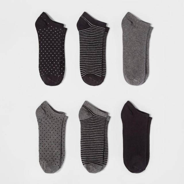 Womens Multipattern 6pk Low Cut Socks - A New Day 4-10 Product Image