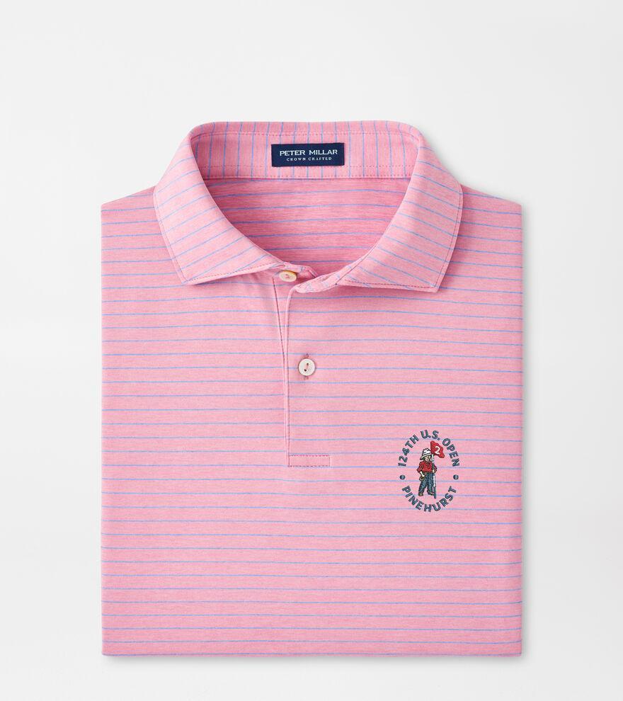 Peter Millar Mens Duet Performance Jersey Polo | Color: Spring Blossom | Size: L Product Image