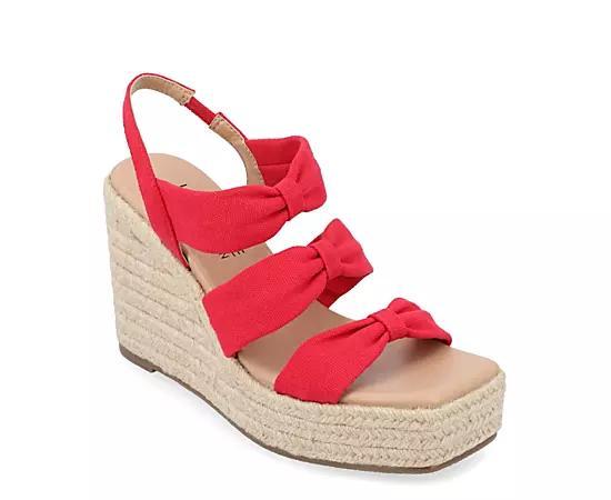 Journee Collection Womens Santorynn Platform Wedge Sandal Product Image