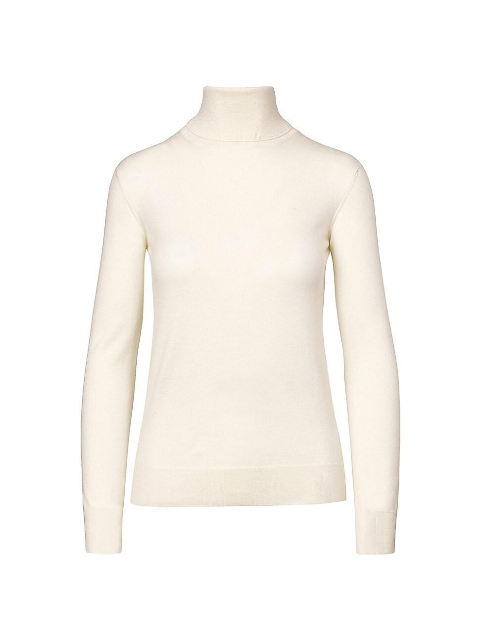 Womens Iconic Style Cashmere Turtleneck Sweater Product Image