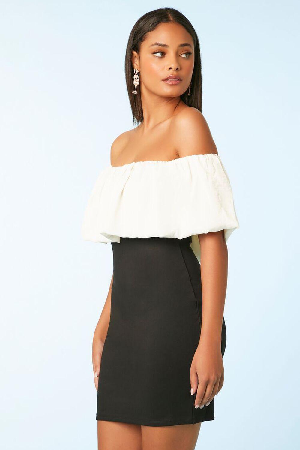 Colorblock Off-the-Shoulder Dress | Forever 21 Product Image