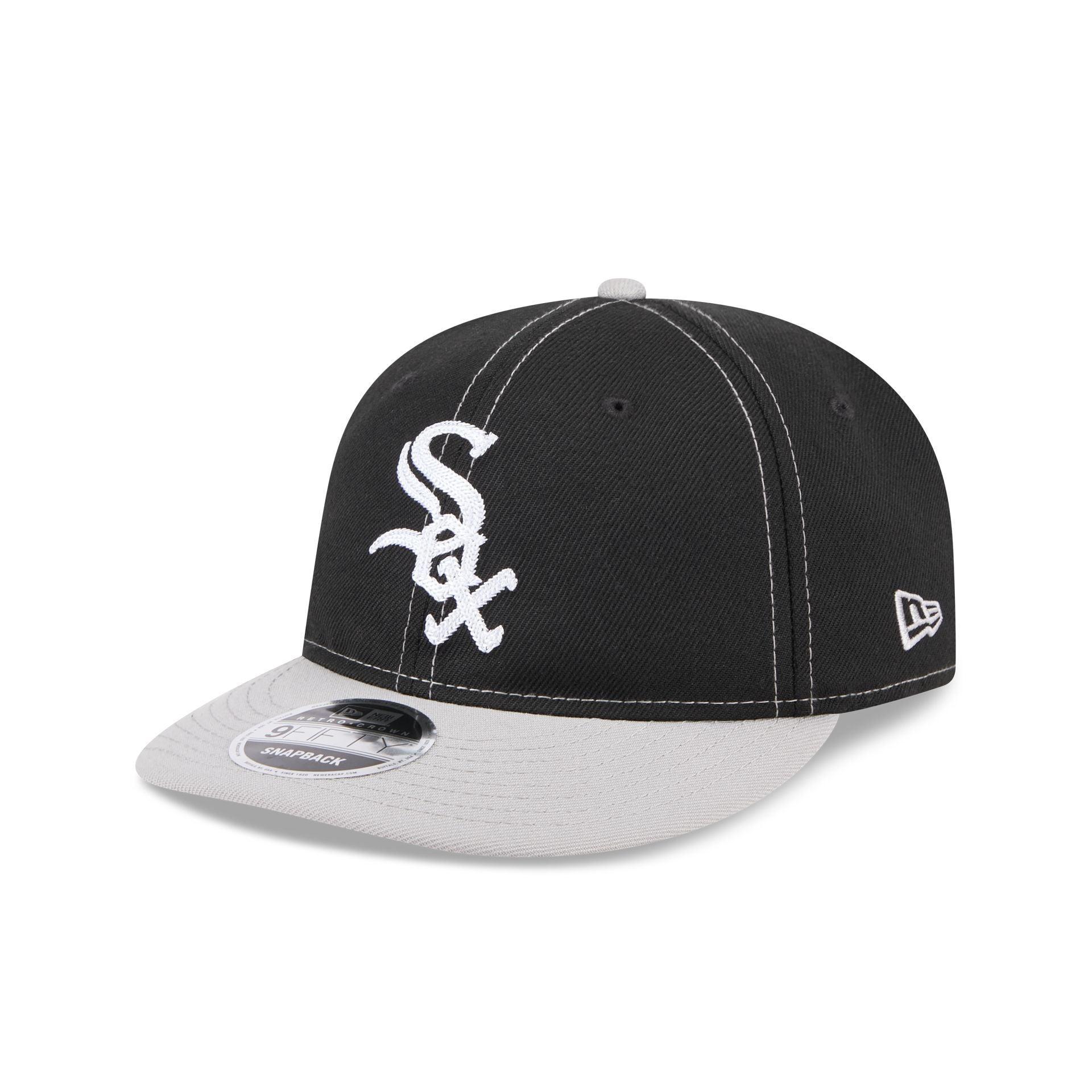 Chicago White Sox Thunder Crown Retro Crown 9FIFTY Snapback Hat Male Product Image