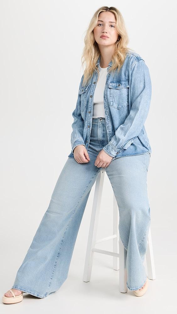 Good American Good Waist Palazzo Jeans | Shopbop Product Image