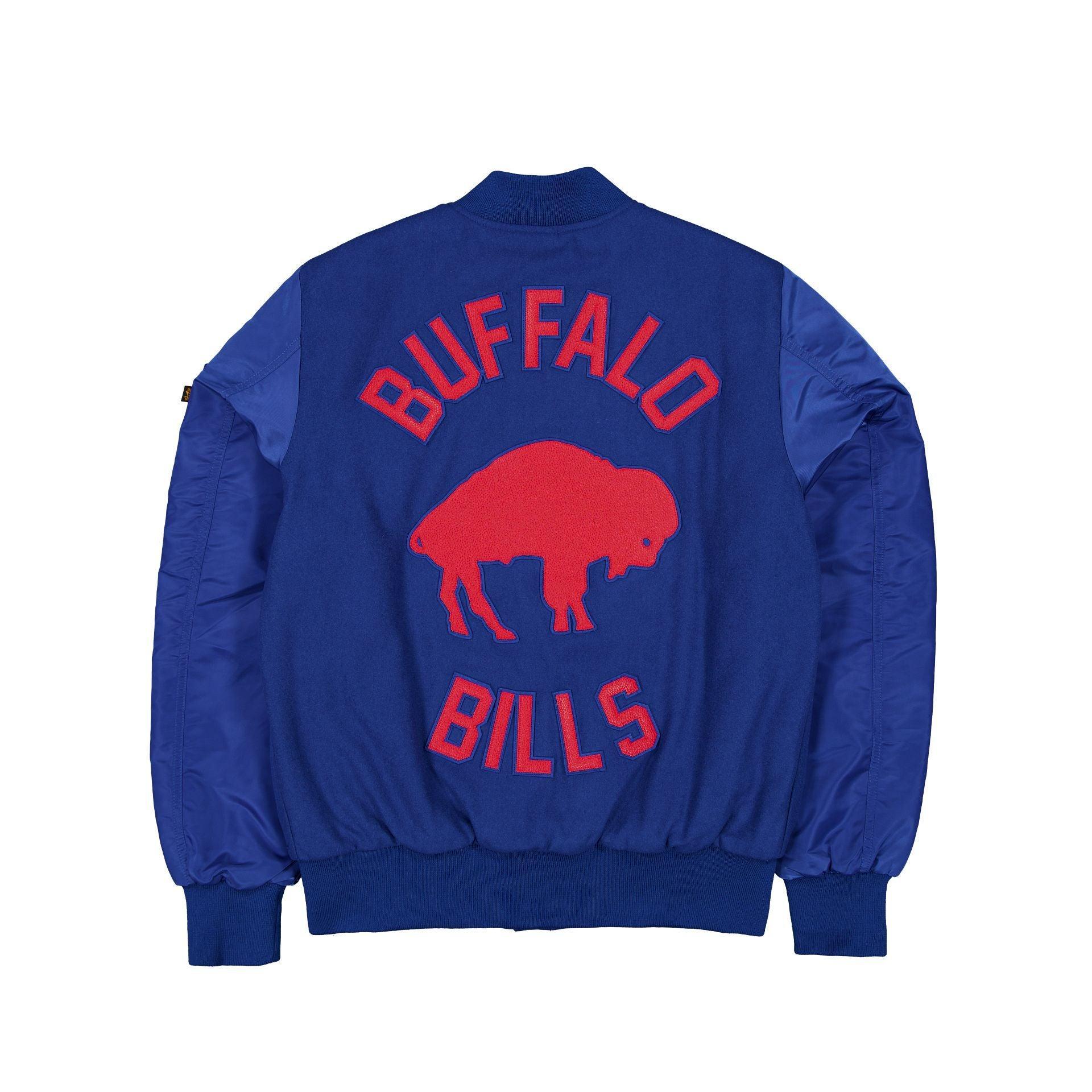 Alpha Industries x Buffalo Bills Historic MA-1 Wool Varsity Jacket Male Product Image