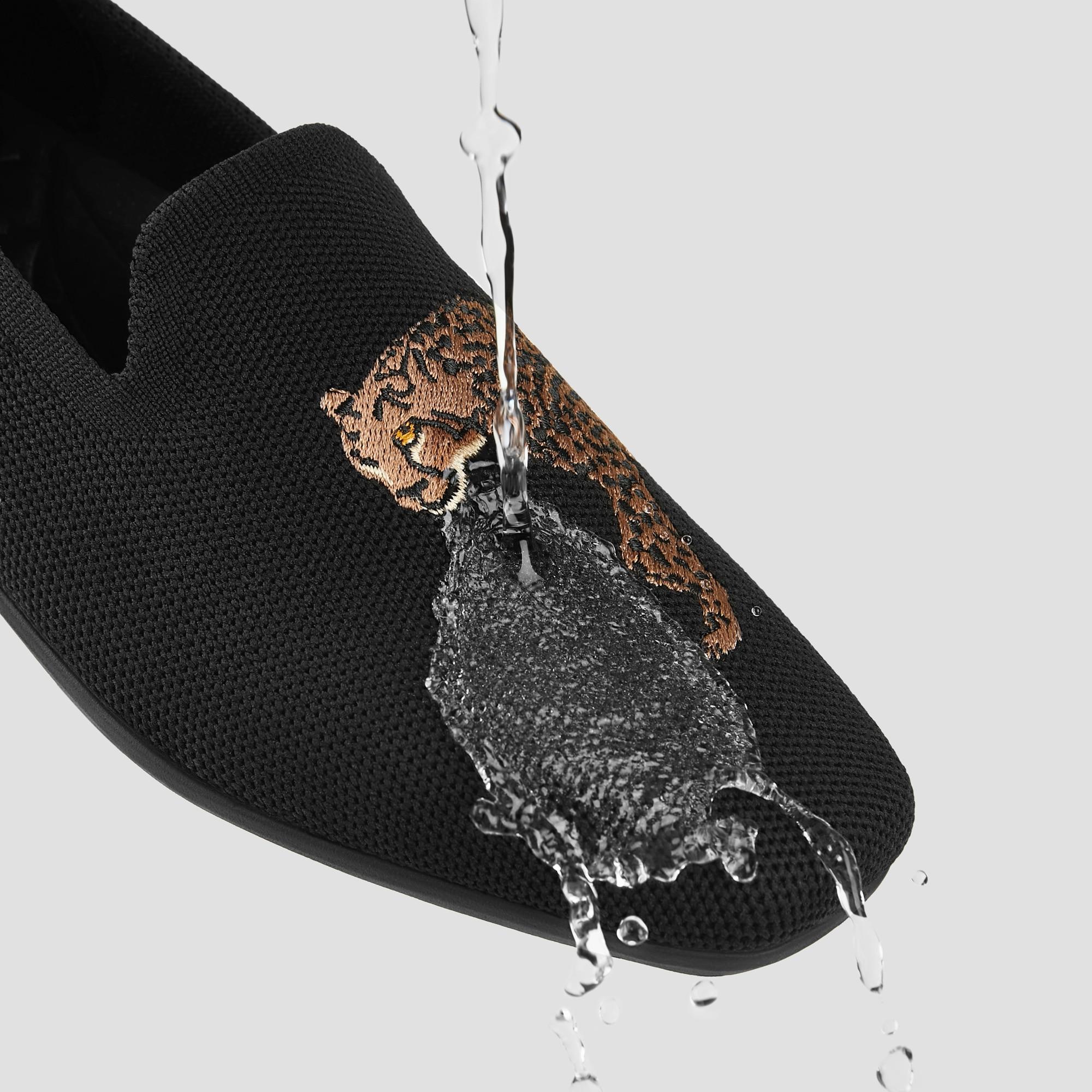 Water-Repellent Square-Toe Loafers (Samantha Walker) Product Image