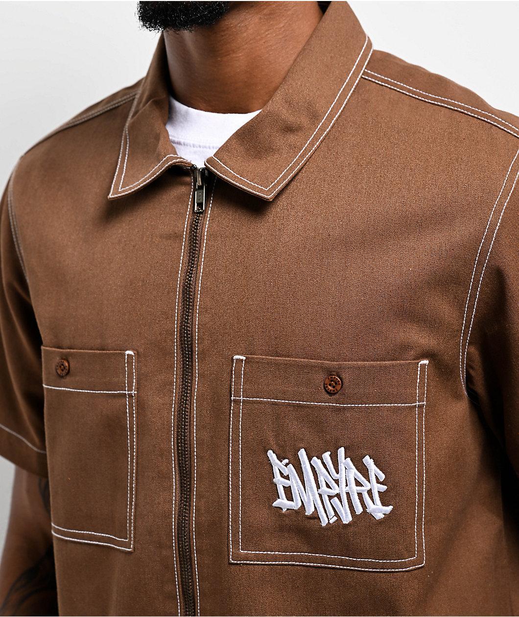 Empyre Amplify Bison Zip Work Shirt Product Image