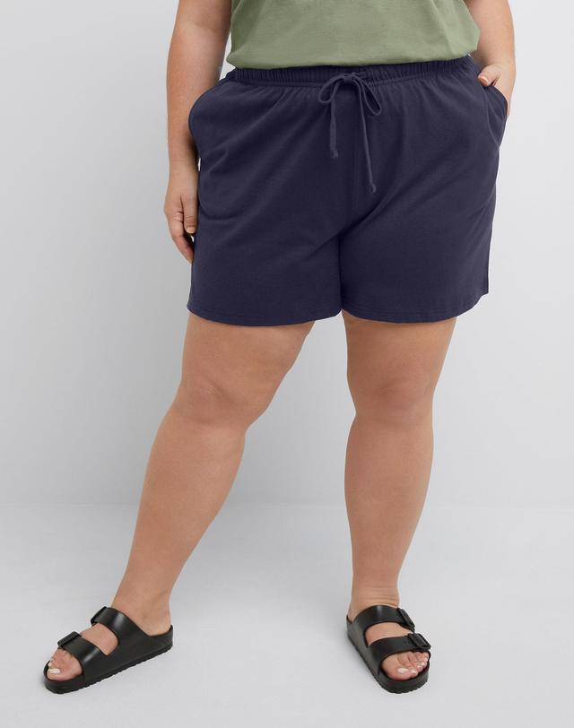 Hanes Originals Womens Cotton Jersey Shorts, 4 (Plus Size) Urban Lilac 4X Product Image