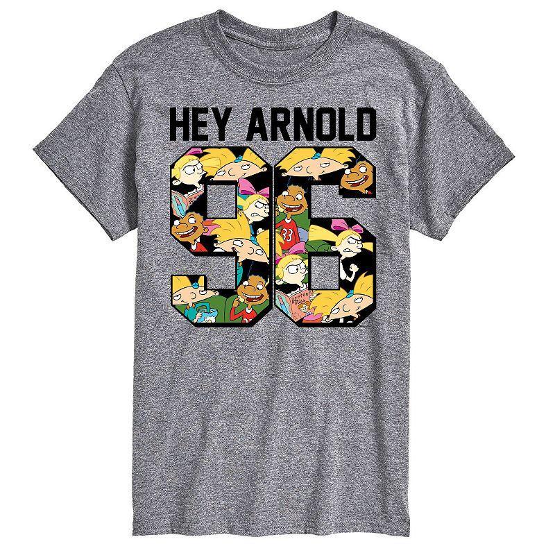 Big & Tall Hey Arnold! 96 Group Portrait Graphic Tee, Mens Product Image