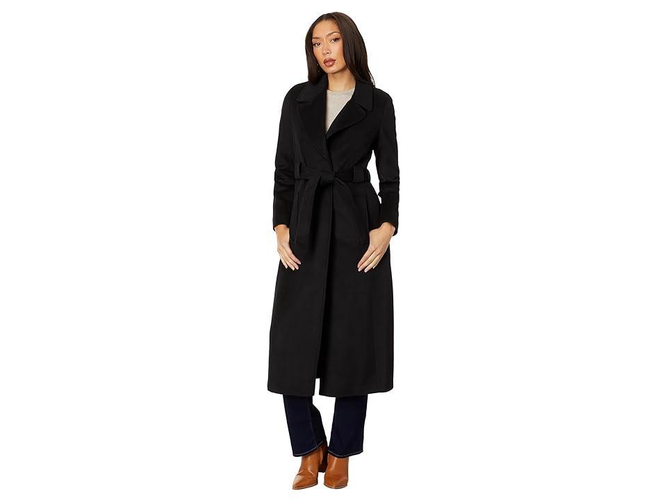 Lauren Ralph Lauren Belted Longline Wool Blend Wrap Coat Product Image