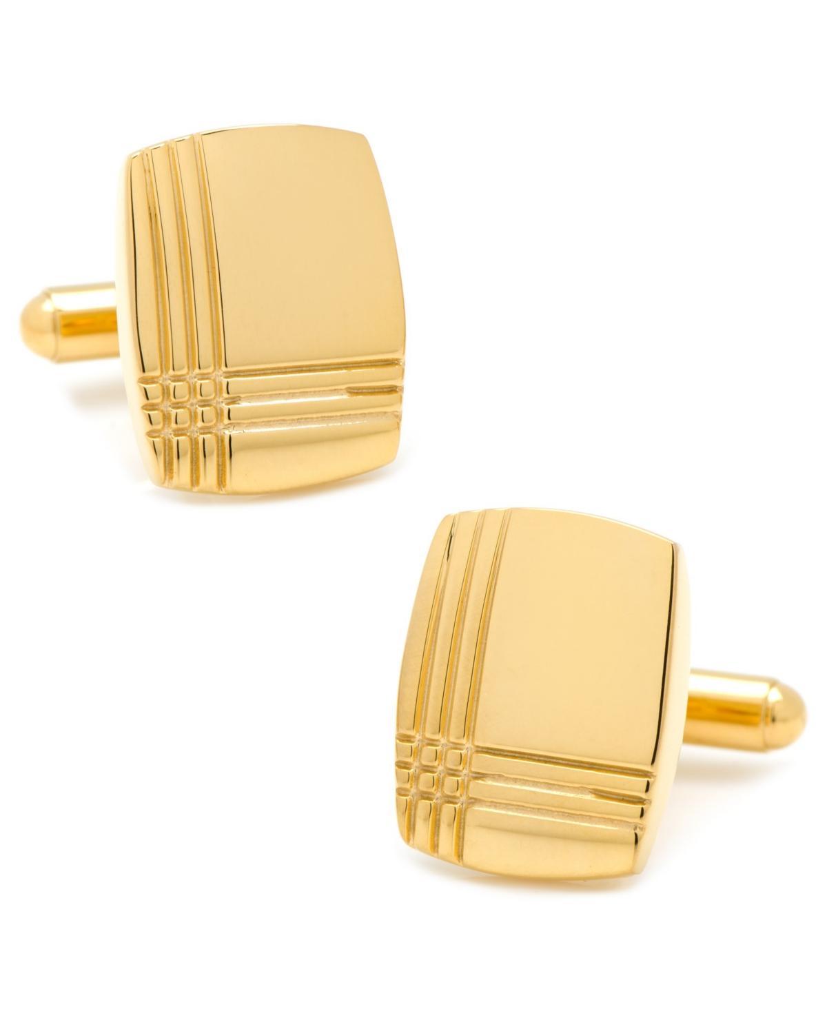 Cufflinks, Inc. Tartan Engraved Cuff Links Product Image