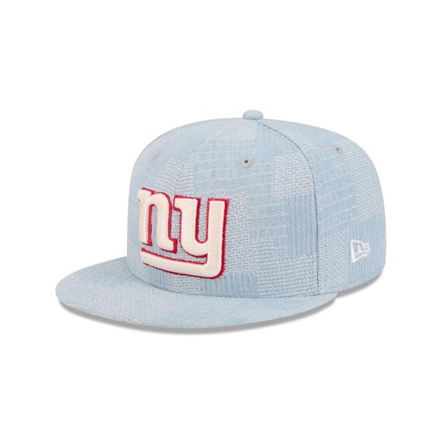 New York Giants Denim Patchwork 9FIFTY Snapback Hat Male Product Image