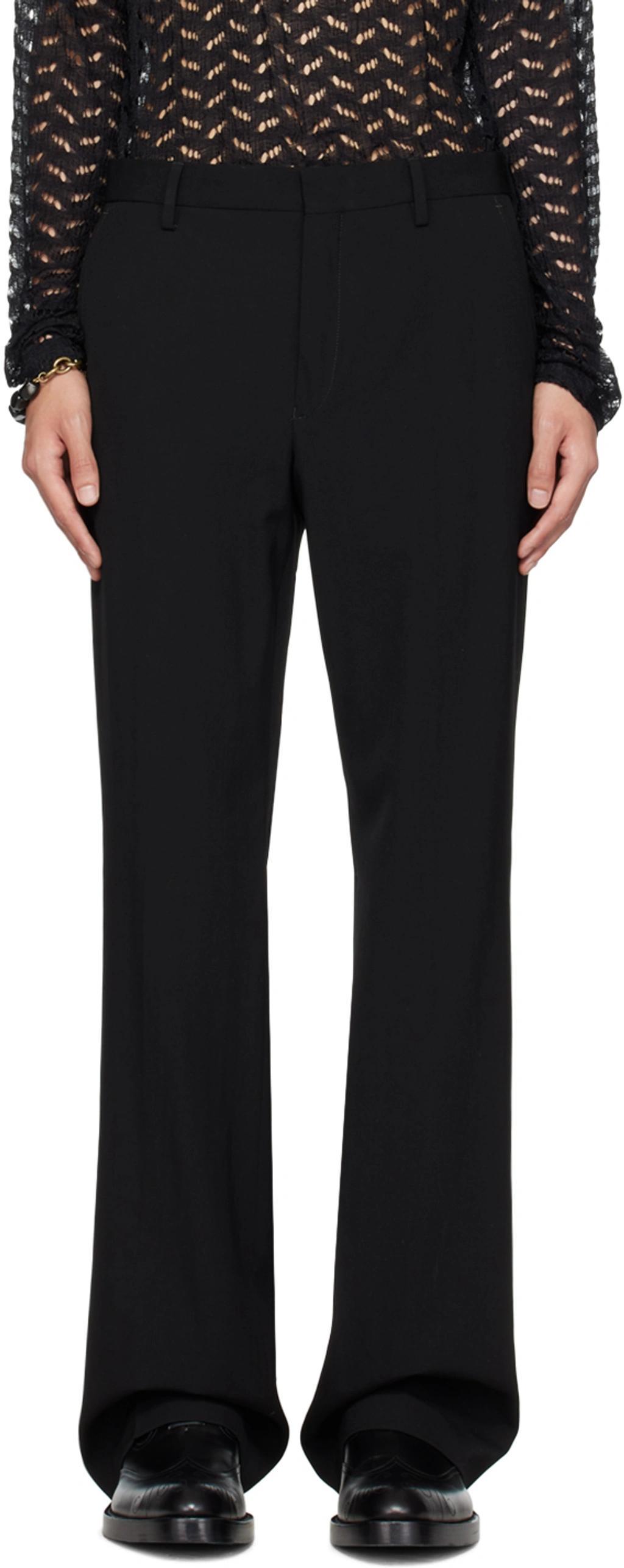 Black Four-pocket Trousers In 900 Black Product Image