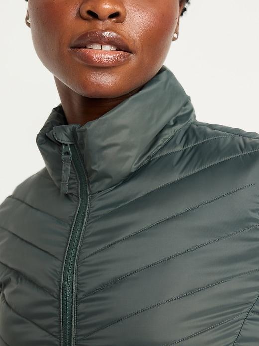 Water-Resistant Narrow-Channel Puffer Jacket Product Image