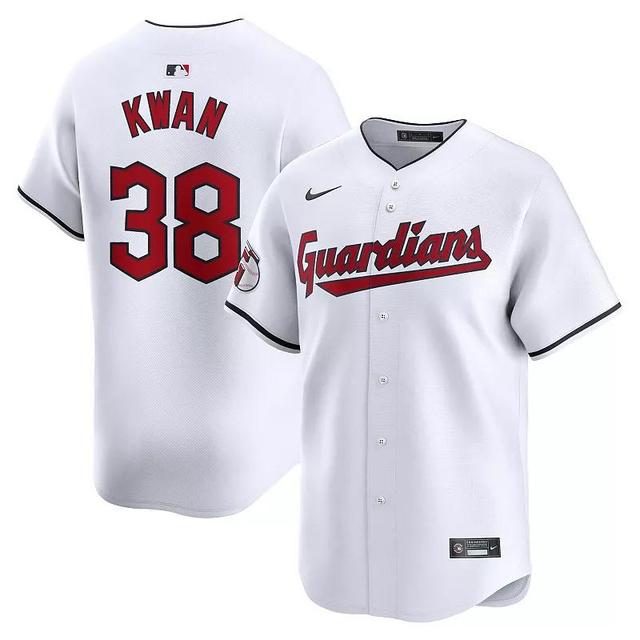 Mens Nike Steven Kwan White Cleveland Guardians Home Limited Player Jersey Product Image