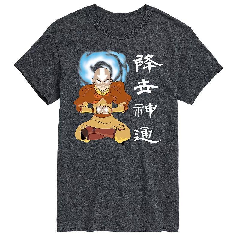 Big & Tall Avatar The Last Airbender AANG Graphic Tee, Mens Blue Product Image