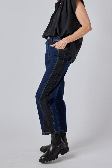 The Winning Combo Denim Barrel Leg Pant Product Image