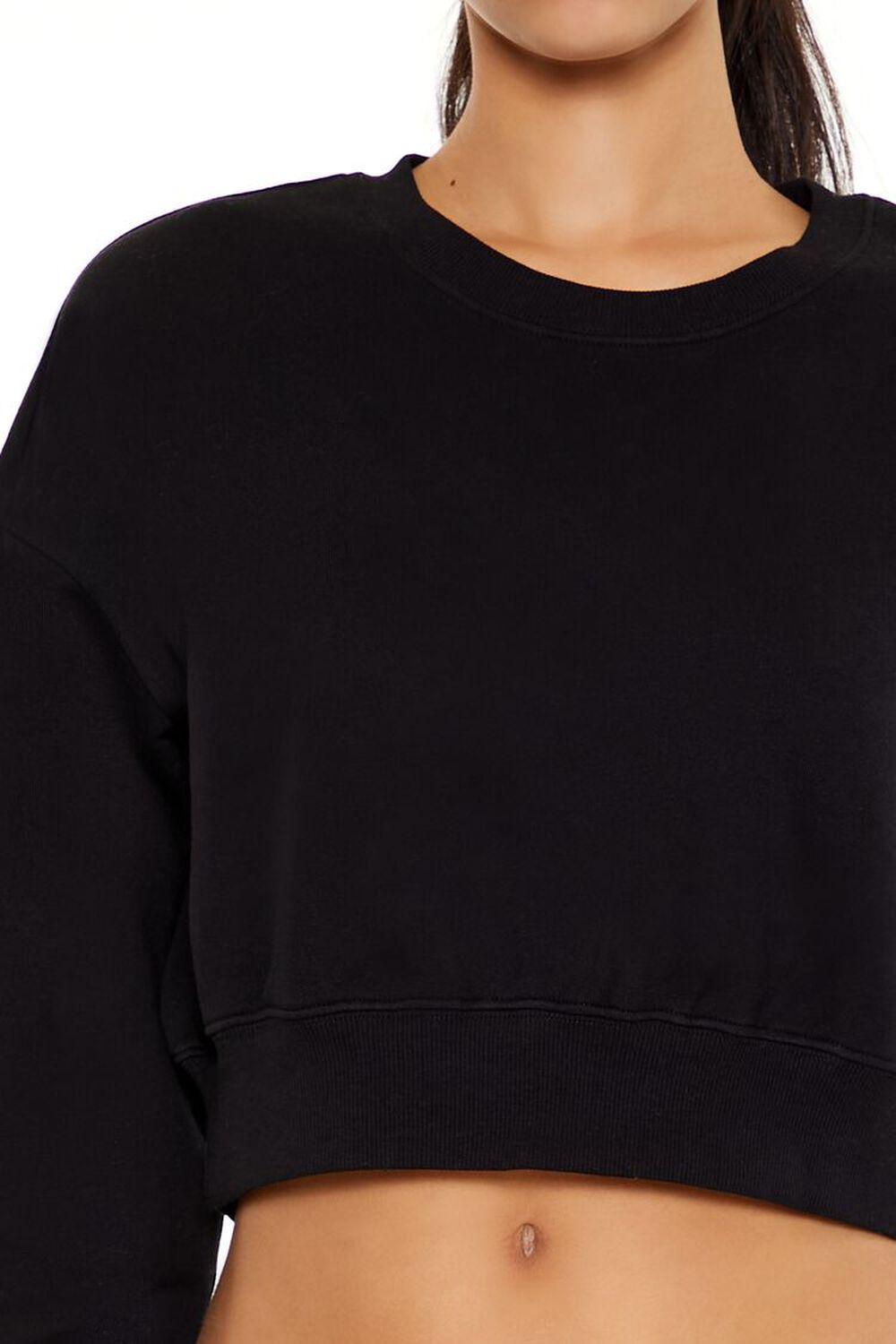 French Terry Cropped Pullover | Forever 21 Product Image