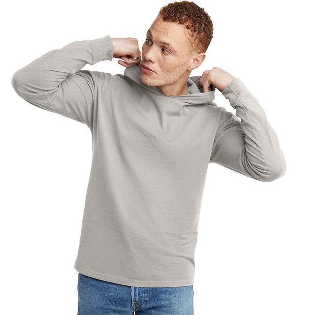 Mens Hanes Originals Garment Dyed Jersey Pullover Hoodie Product Image