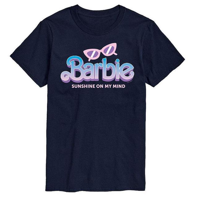 Big & Tall Barbie Sunshine On My Mind, Mens Blue Product Image