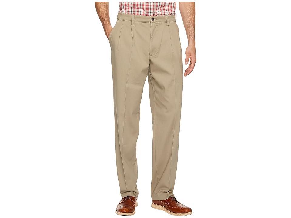 Dockers Easy Khaki D3 Classic Fit Pleated Pants (Timberwolf) Men's Clothing Product Image