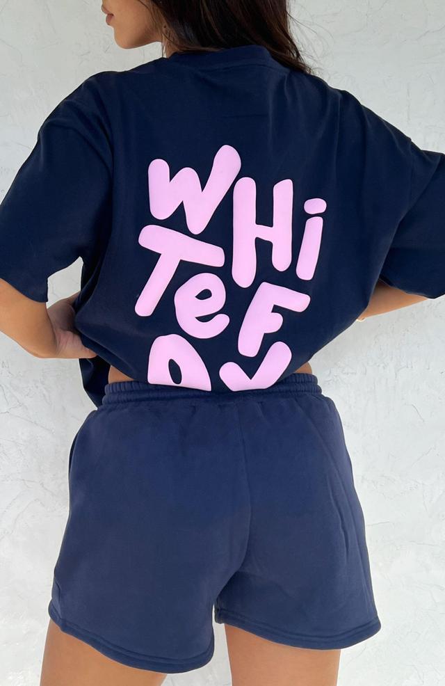 The New Standard Oversized Tee Navy Product Image