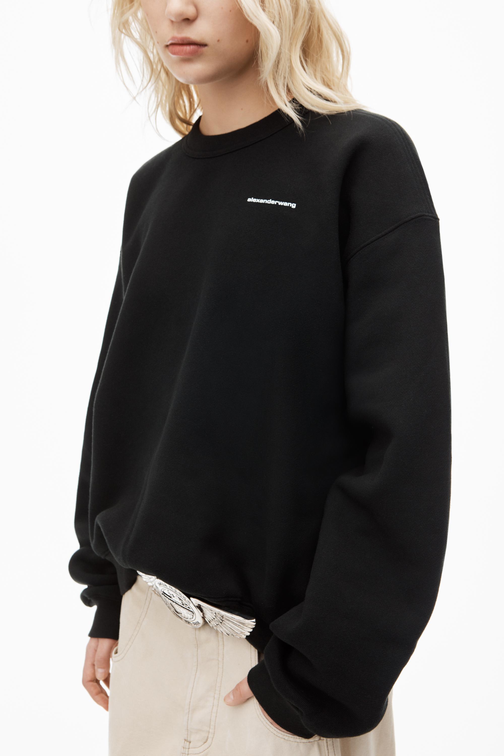 Crewneck Sweatshirt In Dense Fleece  Product Image