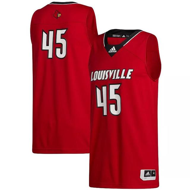 Mens adidas #45 Louisville Cardinals Swingman Jersey Product Image