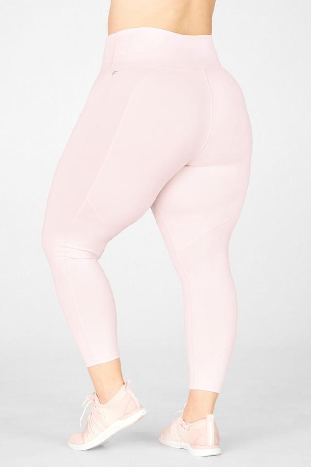 Fabletics Define High-Waisted 7/8 Legging Womens pink plus Size 4X Product Image