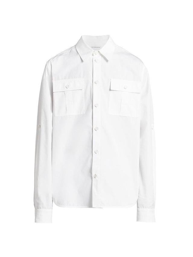 Mens Compact Cotton Poplin Shirt Product Image